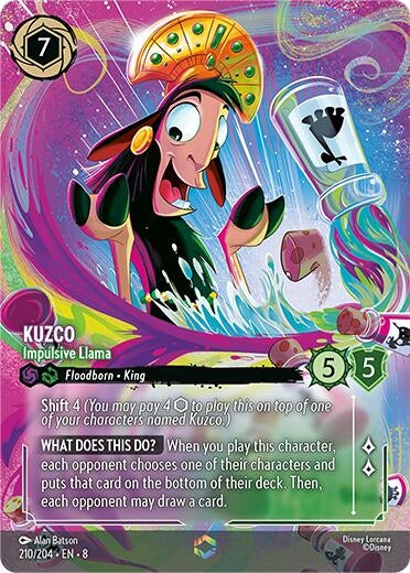 Kuzco - Impulsive Llama (Enchanted) (210/204) (8)