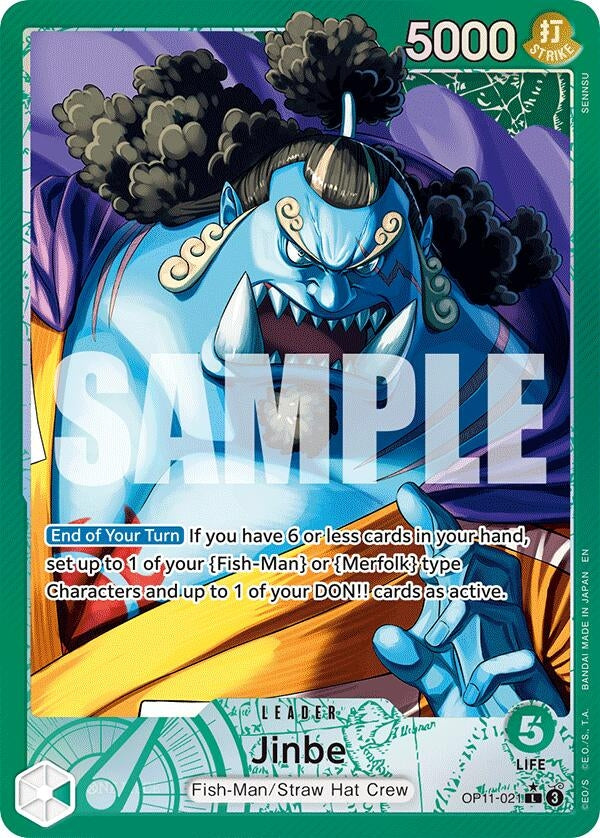 Jinbe (021) (Alternate Art) (OP11-021) (OP11)
