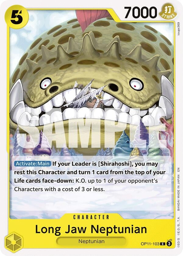 Image for Long-Jaw Neptunian (OP11-103) (OP11) - One Piece Card Game