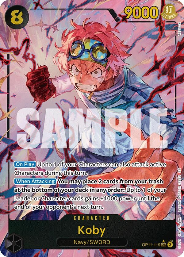 Koby (119) (Alternate Art) (OP11-119) (OP11)