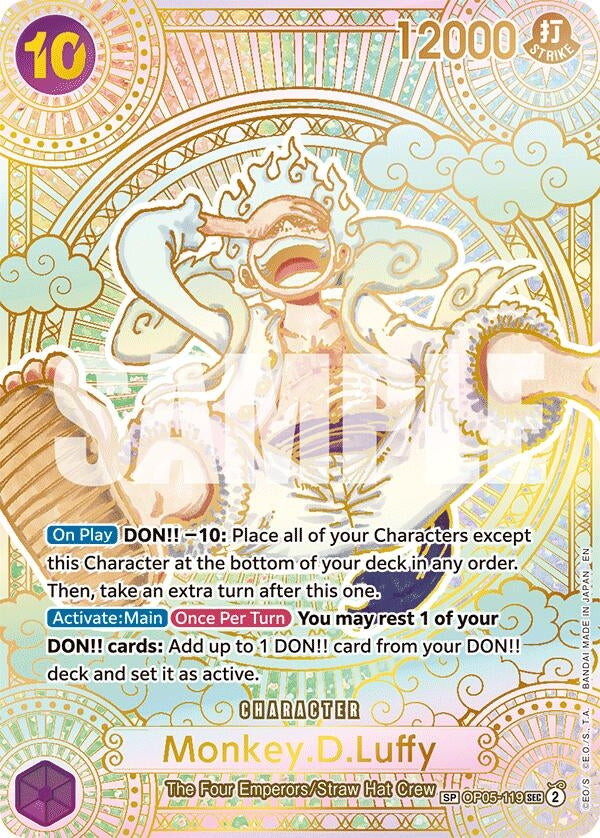 Monkey.D.Luffy (119) (SP) (Gold) (OP05-119) (OP11)