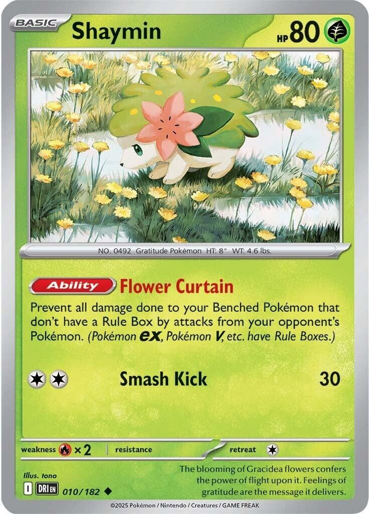 Shaymin (010/182) (DRI)