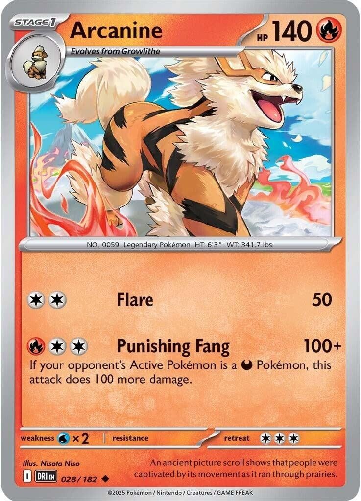 Arcanine (028/182) (DRI)
