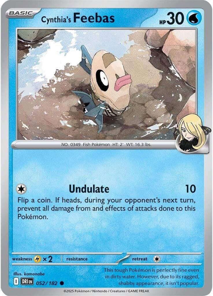 Cynthia's Feebas (052/182) (DRI)