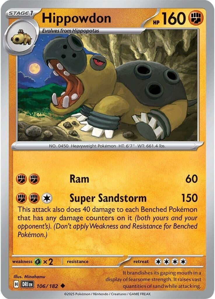 Hippowdon (106/182) (DRI)