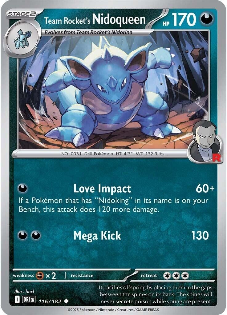Team Rocket's Nidoqueen (116/182) (DRI)