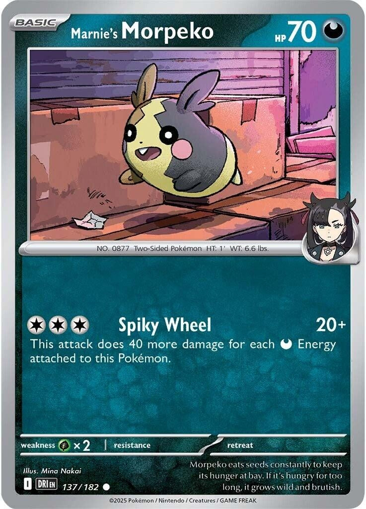 Image for Marnie's Morpeko (137/182) (DRI) - Pokemon