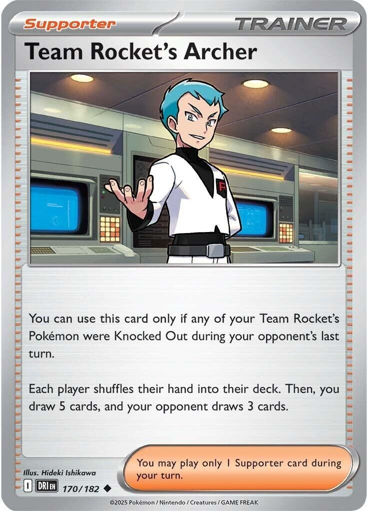 Team Rocket's Archer (170/182) (DRI)