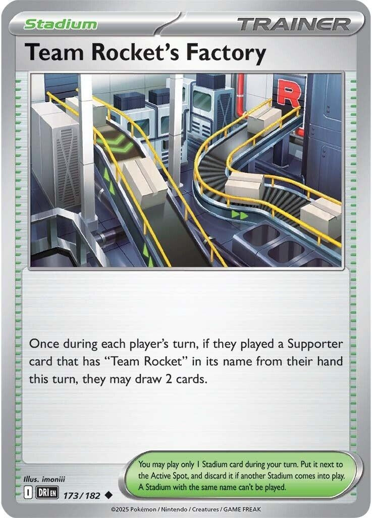 Team Rocket's Factory (173/182) (DRI)