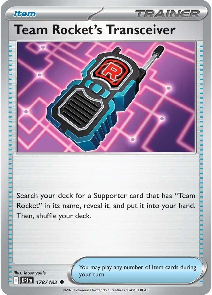 Team Rocket's Transceiver (178/182) (DRI)