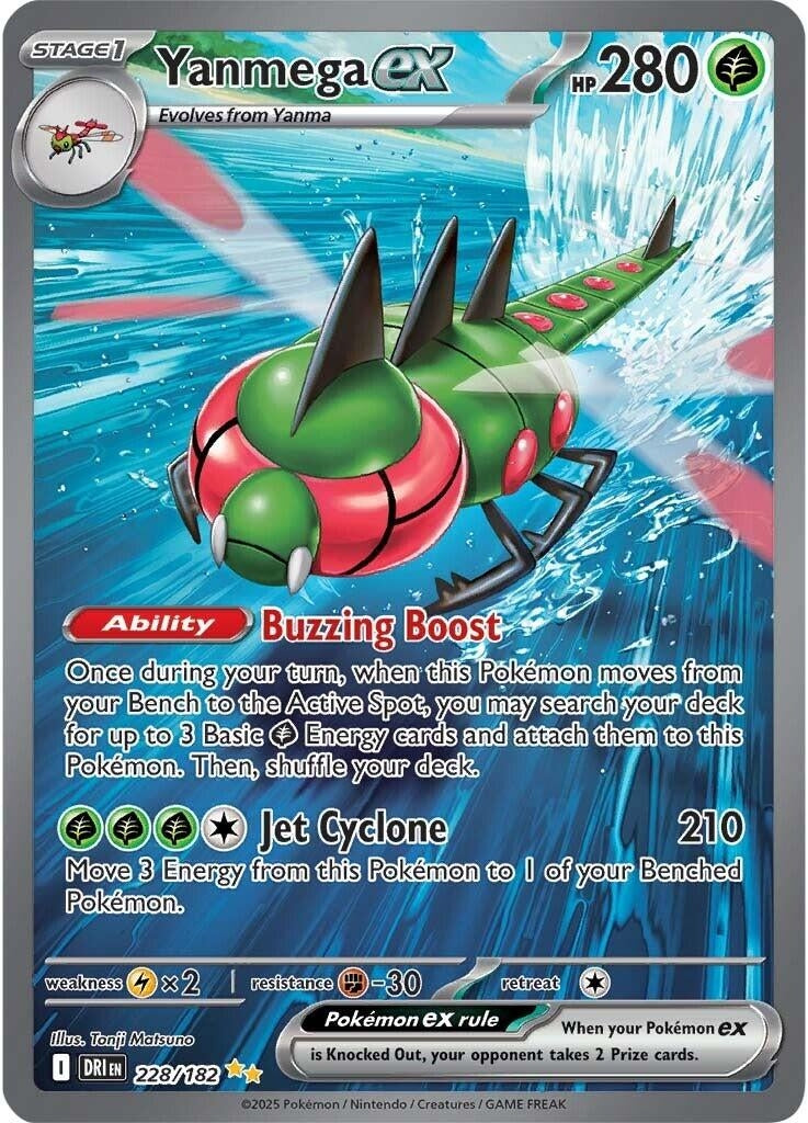 Yanmega ex (228/182) (DRI)
