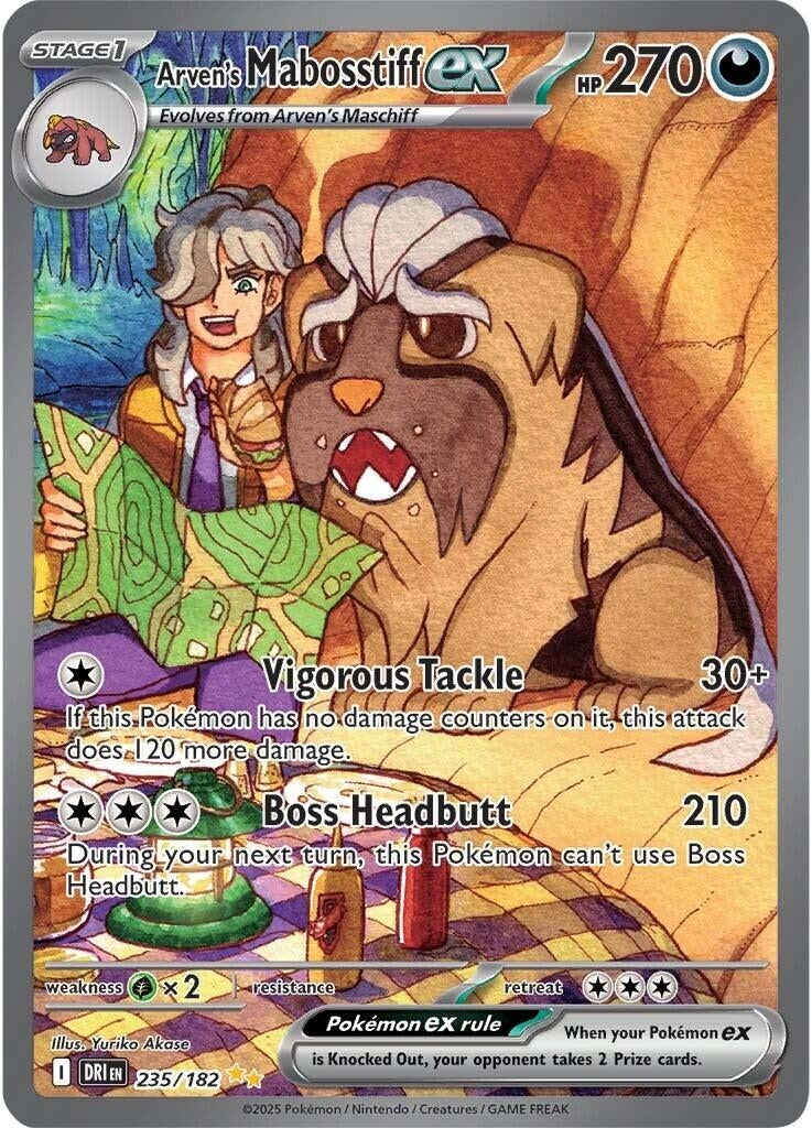 Arven's Mabosstiff ex (235/182) (DRI)