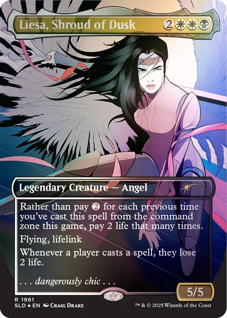 Liesa, Shroud of Dusk (Rainbow Foil) (1961) (SLD)