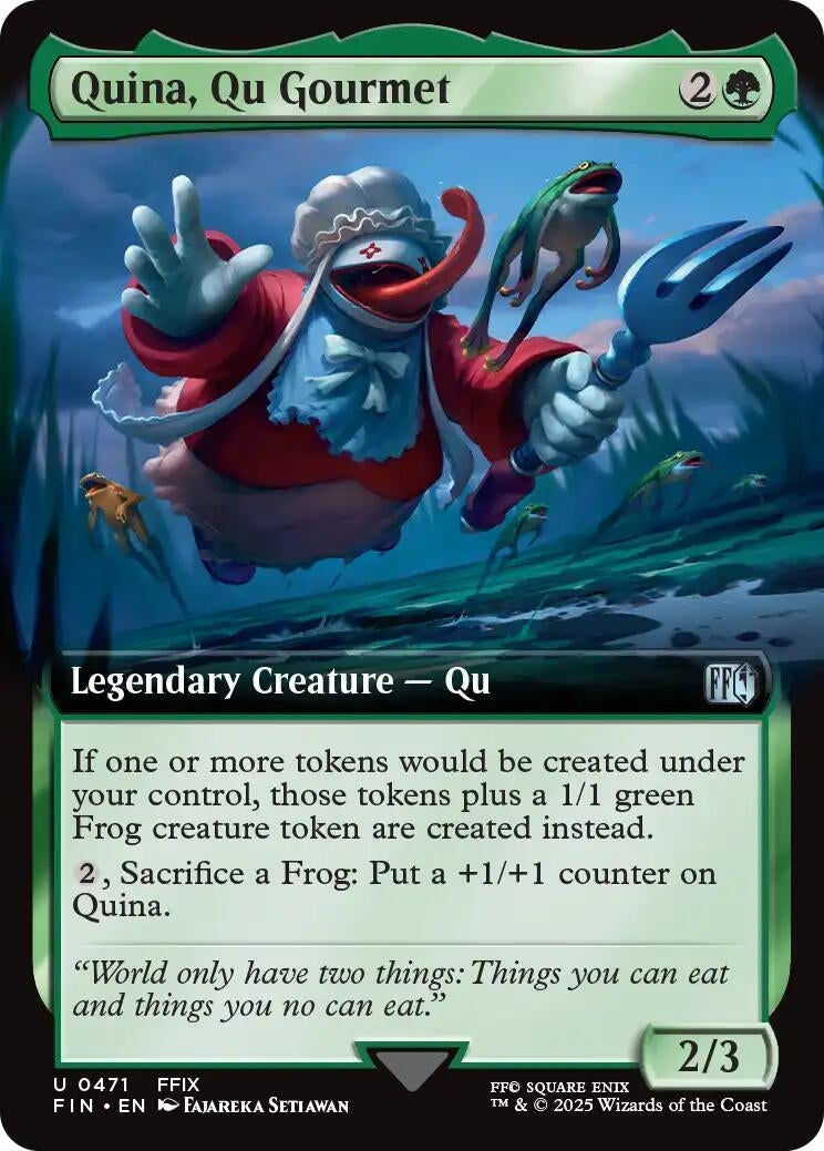 Quina, Qu Gourmet (Extended Art) (471) (FIN)