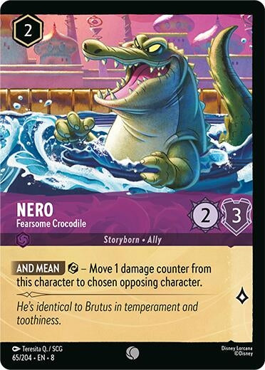 Nero - Fearsome Crocodile (Foil) (65/204) (8)