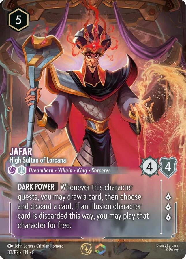 Jafar - High Sultan of Lorcana (Store Championship) (33) (DLPC)