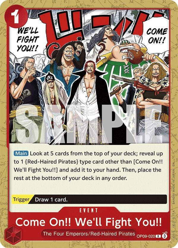 Come On!! We'll Fight You!! (Reprint) (OP09-020) (ST-23)