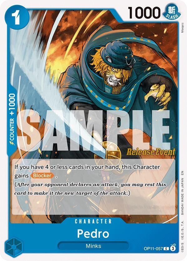 Image for Pedro (OP11-057) (OP11 RE) - One Piece Card Game