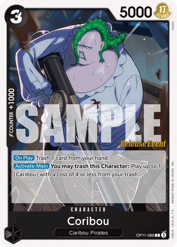 Image for Coribou (OP11-086) (OP11 RE) - One Piece Card Game