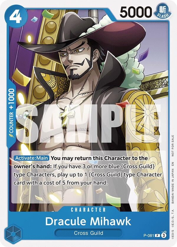 Dracule Mihawk (OP11 Release Event) (P-081) (OP-PR)