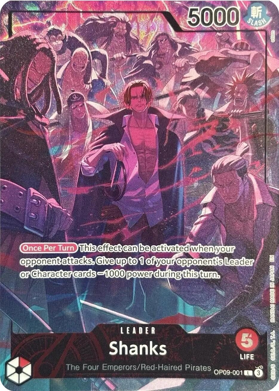 Shanks (English Version 2nd Anniversary Set) (OP09-001) (OP-PR)