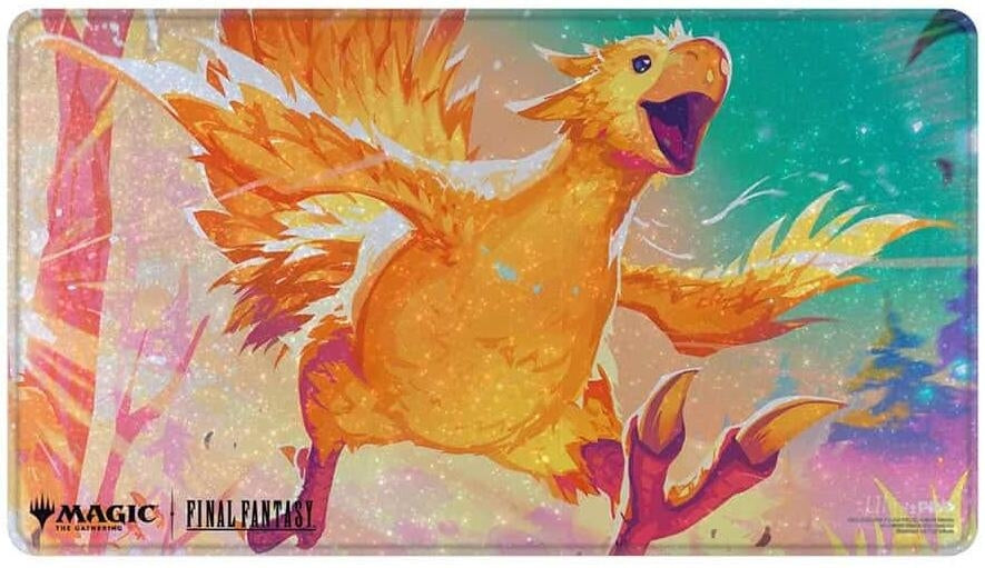FINAL FANTASY Holofoil Playmat for Magic: The Gathering - Premium Traveling Chocobo