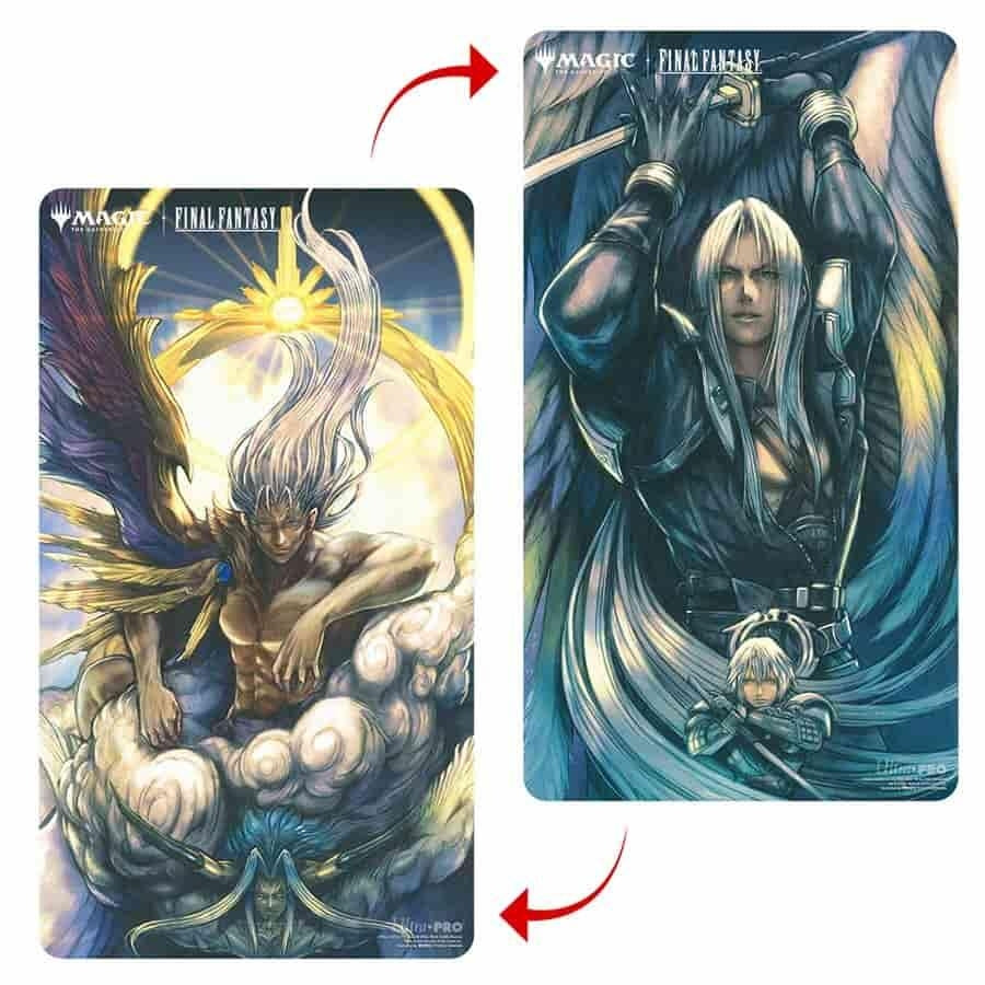 FINAL FANTASY Double Sided Playmat for Magic: The Gathering - Sephiroth, Fabled SOLDIER