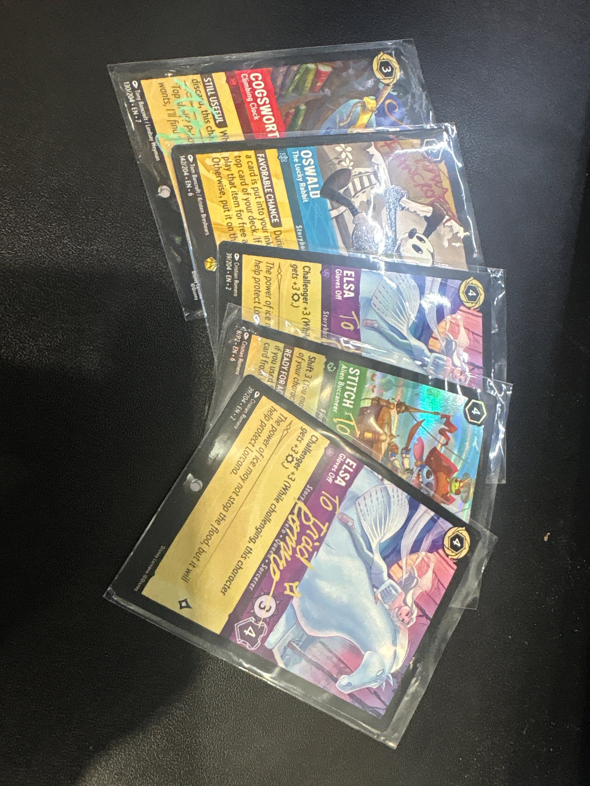 Lorcana Signed Cards - Basic Signatue