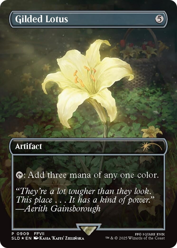 Gilded Lotus (Rainbow Foil) (909) (909) (SLD)