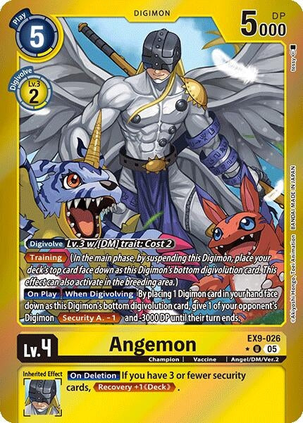 Angemon (Limited Foil) (EX9-026 U) (EX-09)