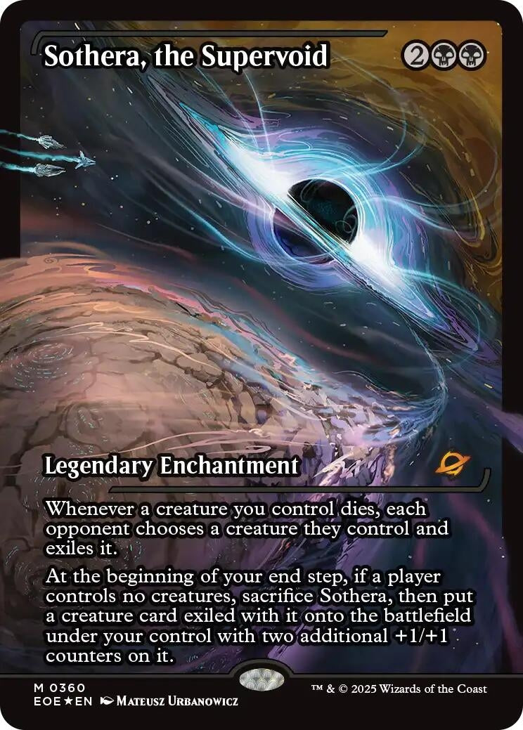 Japanese Magic: The Gathering - Sothera, the Supervoid (Showcase) (360) (EOE)
