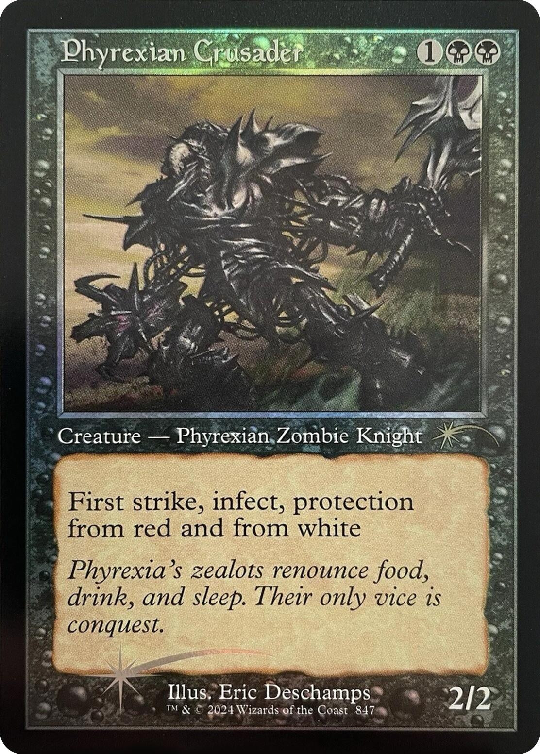 Phyrexian Crusader (Retro Frame) (847) (SLD)