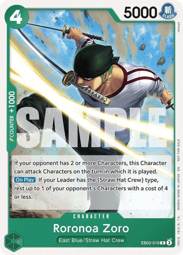 Roronoa Zoro (Tournament Pack 2025 Vol. 3) (EB02-019) (OP-PR)