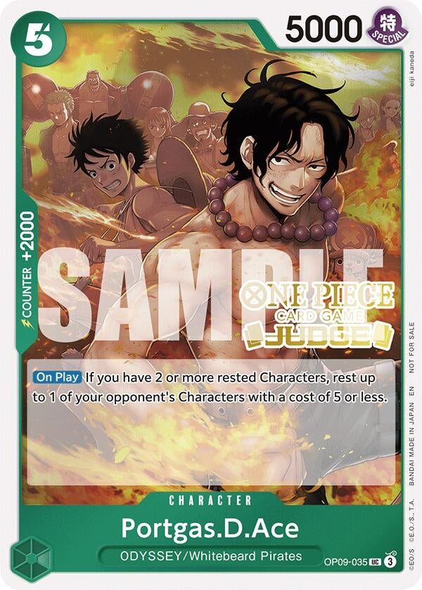 Portgas.D.Ace (Judge Pack Vol. 6) (OP09-035) (OP-PR)
