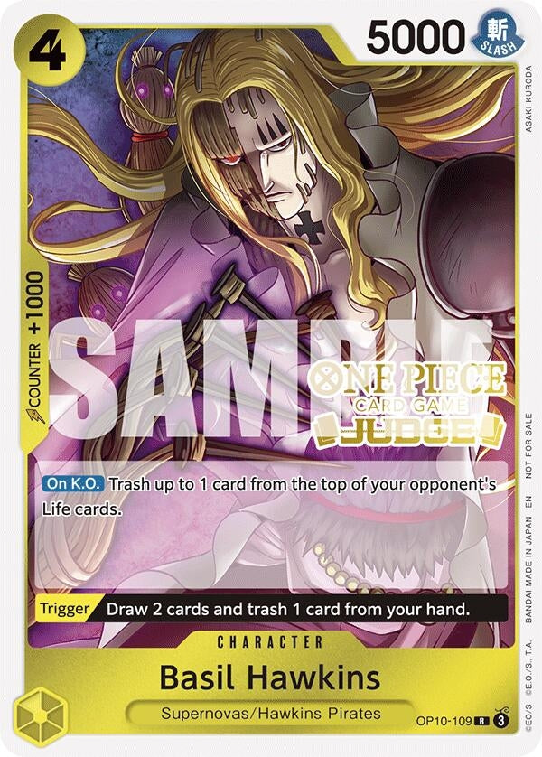 Image for Basil Hawkins (Judge Pack Vol. 6) (OP10-109) (OP-PR) - One Piece Card Game