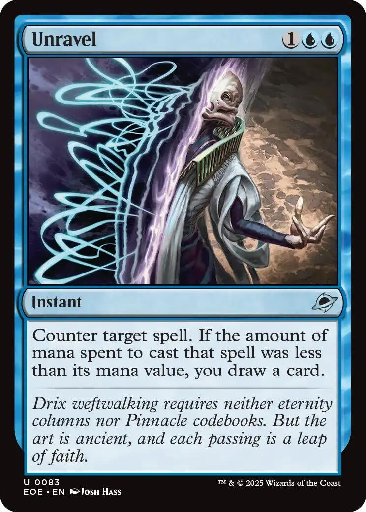 Image for Unravel (83) (EOE) - Magic: The Gathering