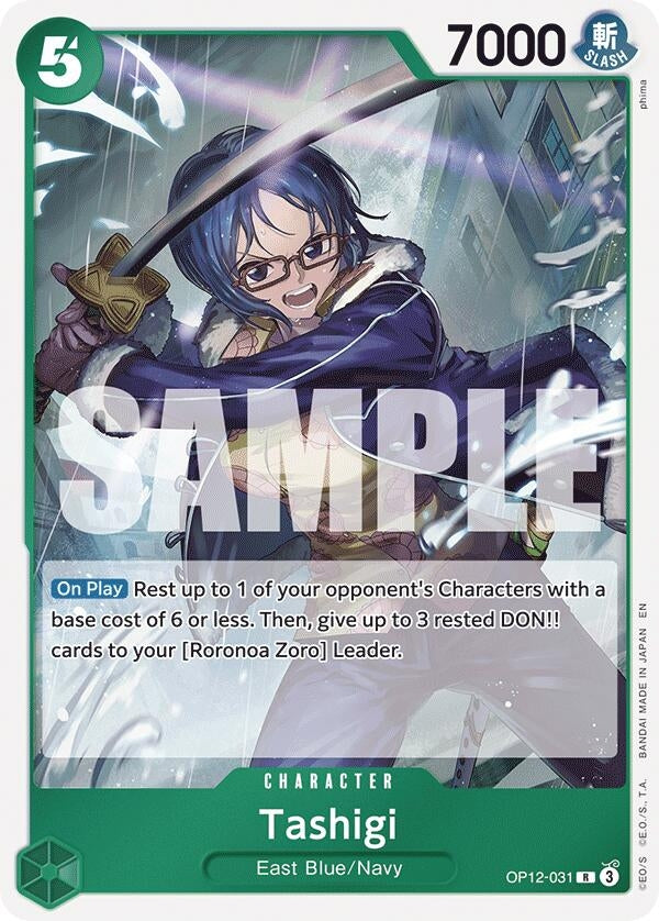 Image for Tashigi (OP12-031) (OP12) - One Piece Card Game