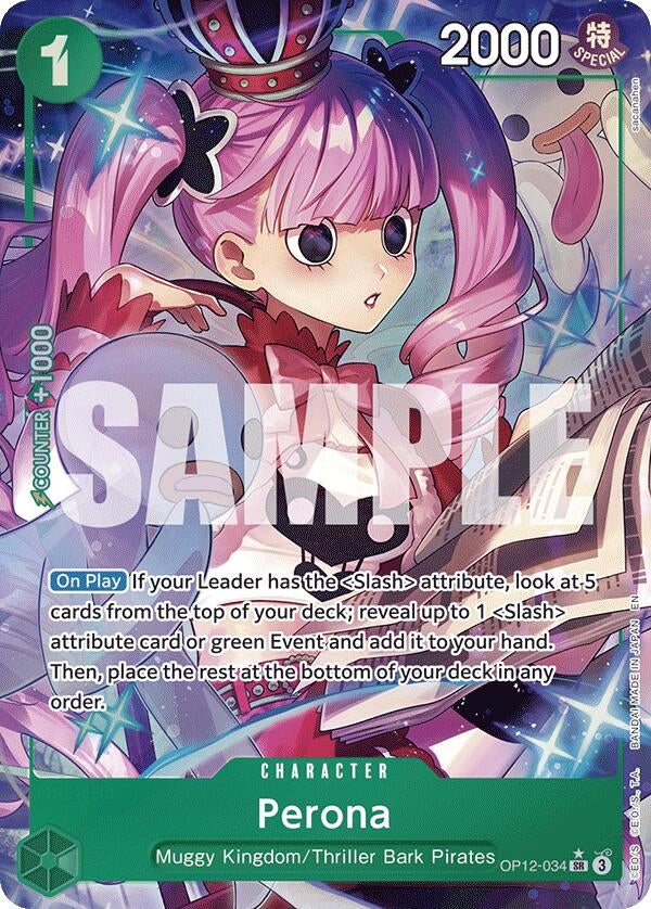 Perona (Alternate Art) (OP12-034) (OP12)