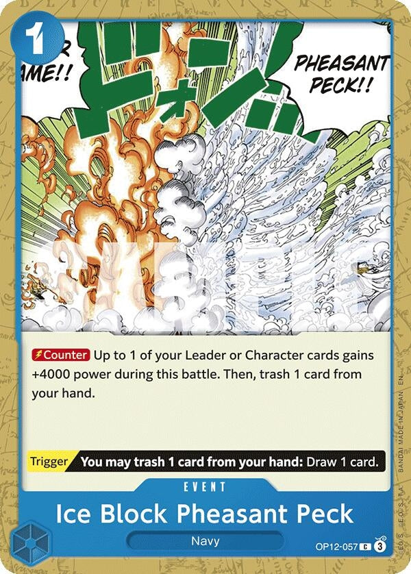 Image for Ice Block Pheasant Peck (OP12-057) (OP12) - One Piece Card Game