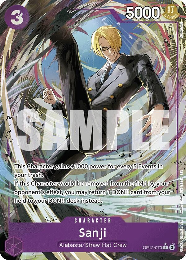 Sanji (070) (Alternate Art) (OP12-070) (OP12)