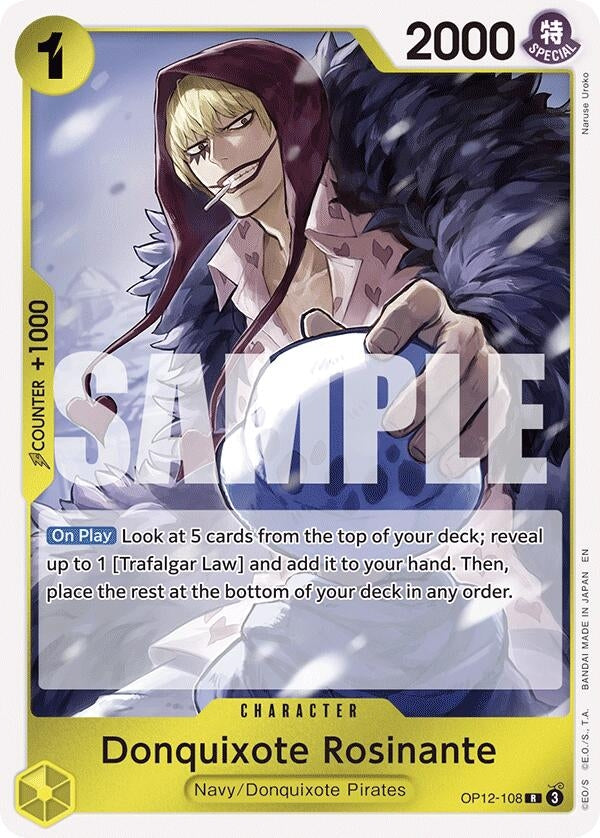 Image for Donquixote Rosinante (108) (OP12-108) (OP12) - One Piece Card Game