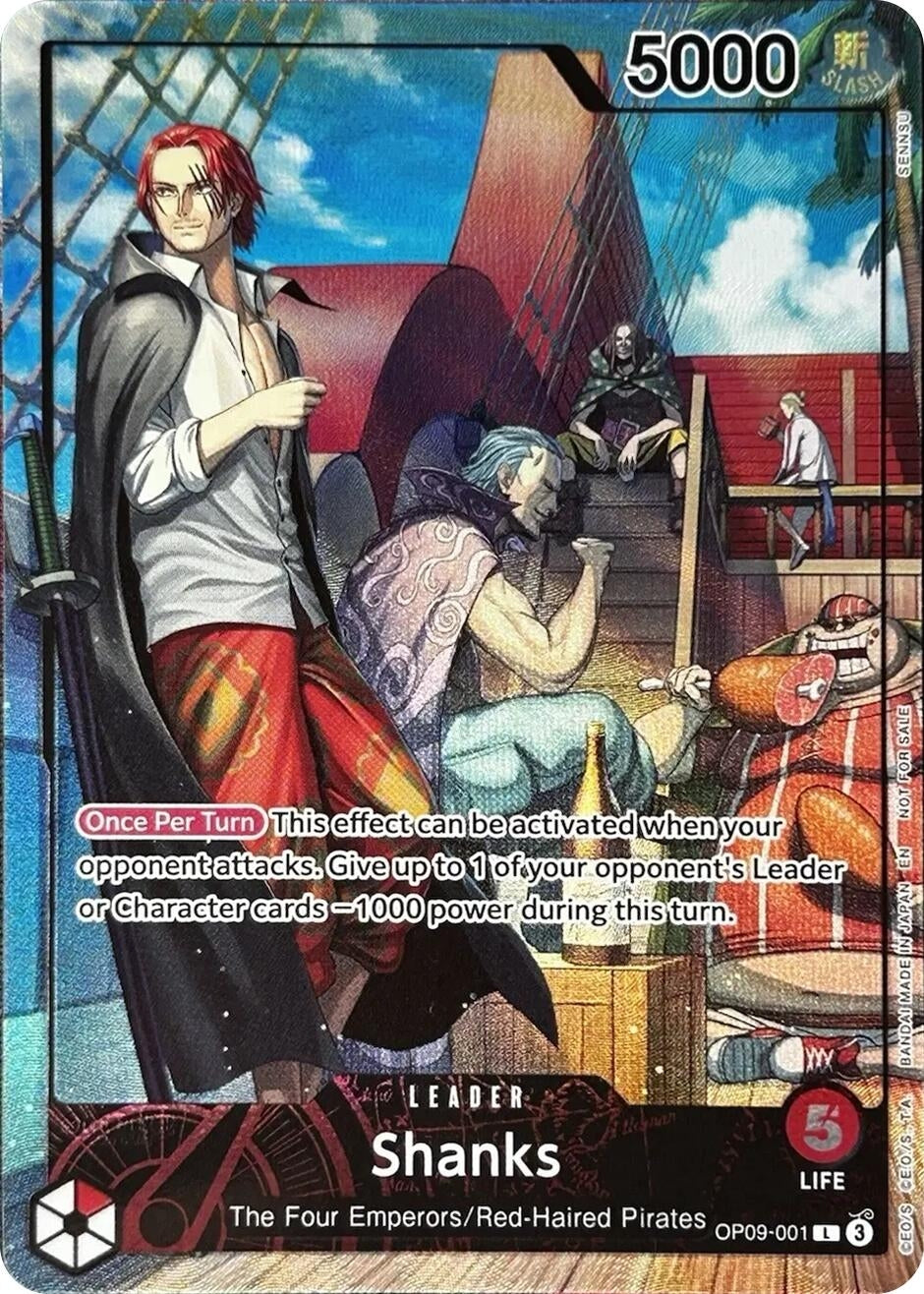 Shanks (2025 PSA Magazine Promo) (OP09-001) (OP-PR)
