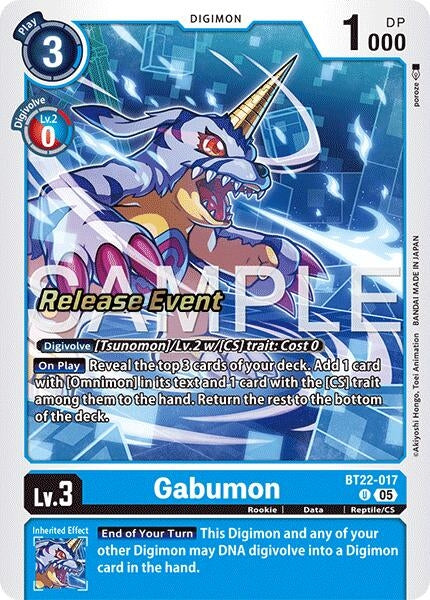 Gabumon (BT22-017 U) (BT-22_PR)