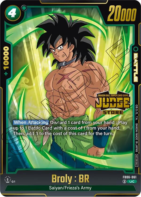 Broly : BR (Judge Pack (Store Judge) 04) (FB06-061) (DBSFW_TPR)