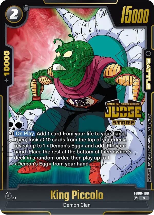 King Piccolo (Judge Pack (Store Judge) 04) (FB06-108) (DBSFW_TPR)