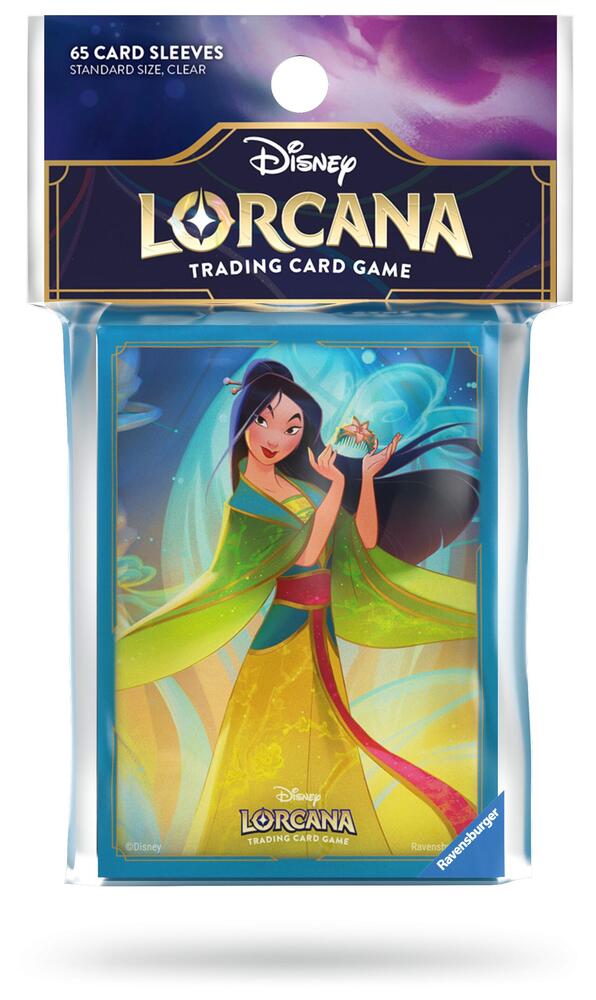 Disney Lorcana Card Sleeves - Mulan (With Comb) (65-Pack) - Ravensburger Card Sleeves (RCS)