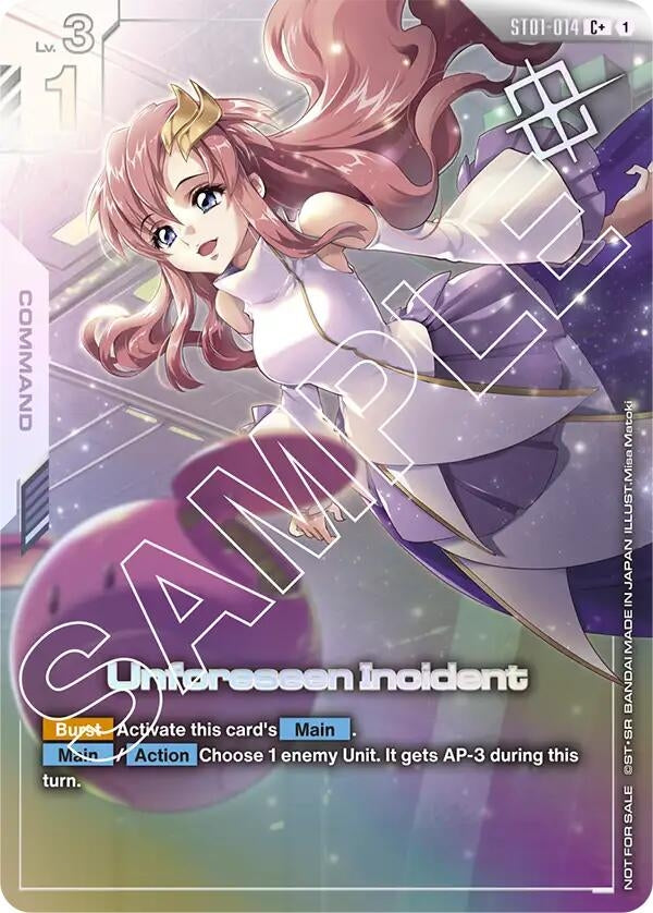 Unforeseen Incident (Store Tournament Winner Pack 01) (ST01-014) (GCG-PR)
