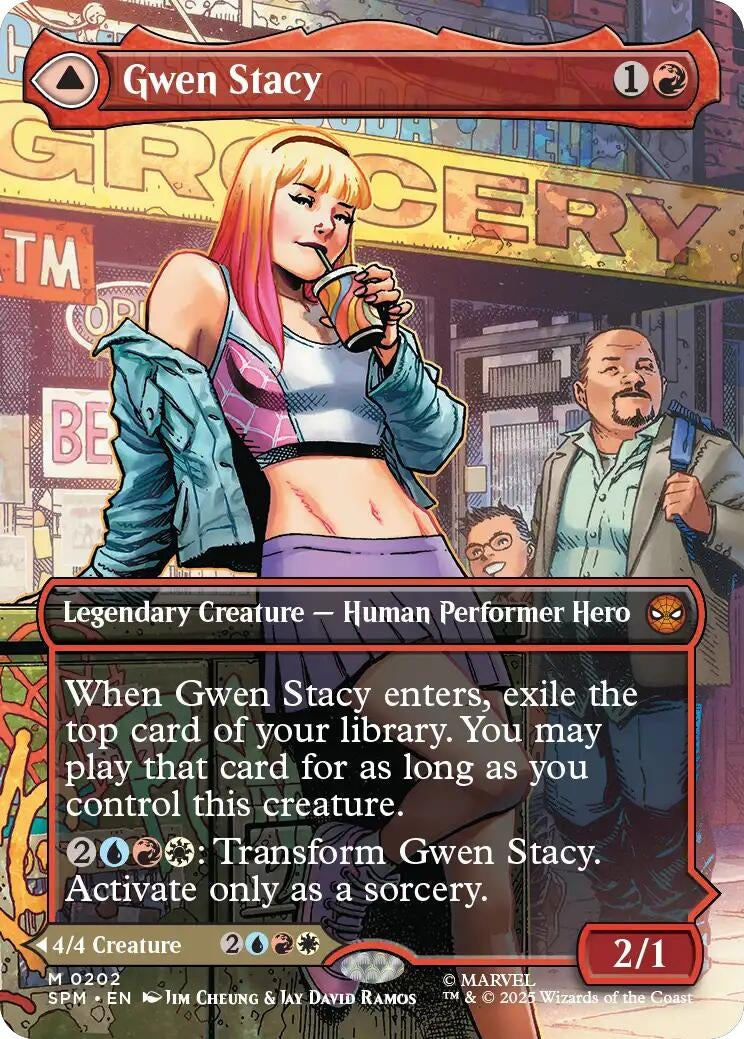 Gwen Stacy (0202) (Borderless) (202) (SPM)