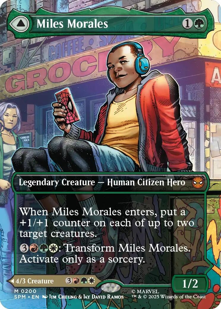 Miles Morales (0200) (Borderless) (200) (SPM)