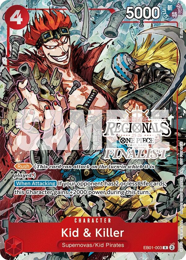 Kid & Killer (Offline Regional Finalist Card Set 2025 Vol.2) (EB01-003) (OP-PR)